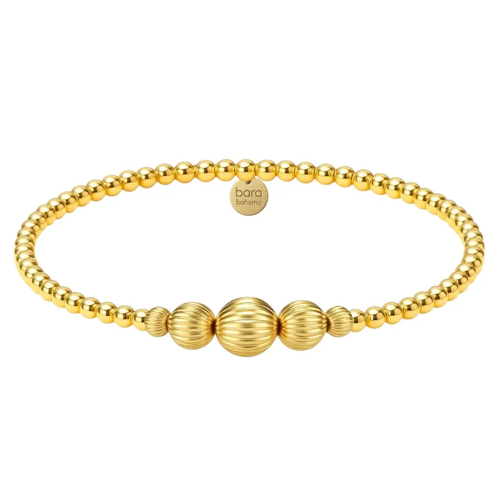 Bara Boheme- Victoria Gold Filled Beaded Bracelet