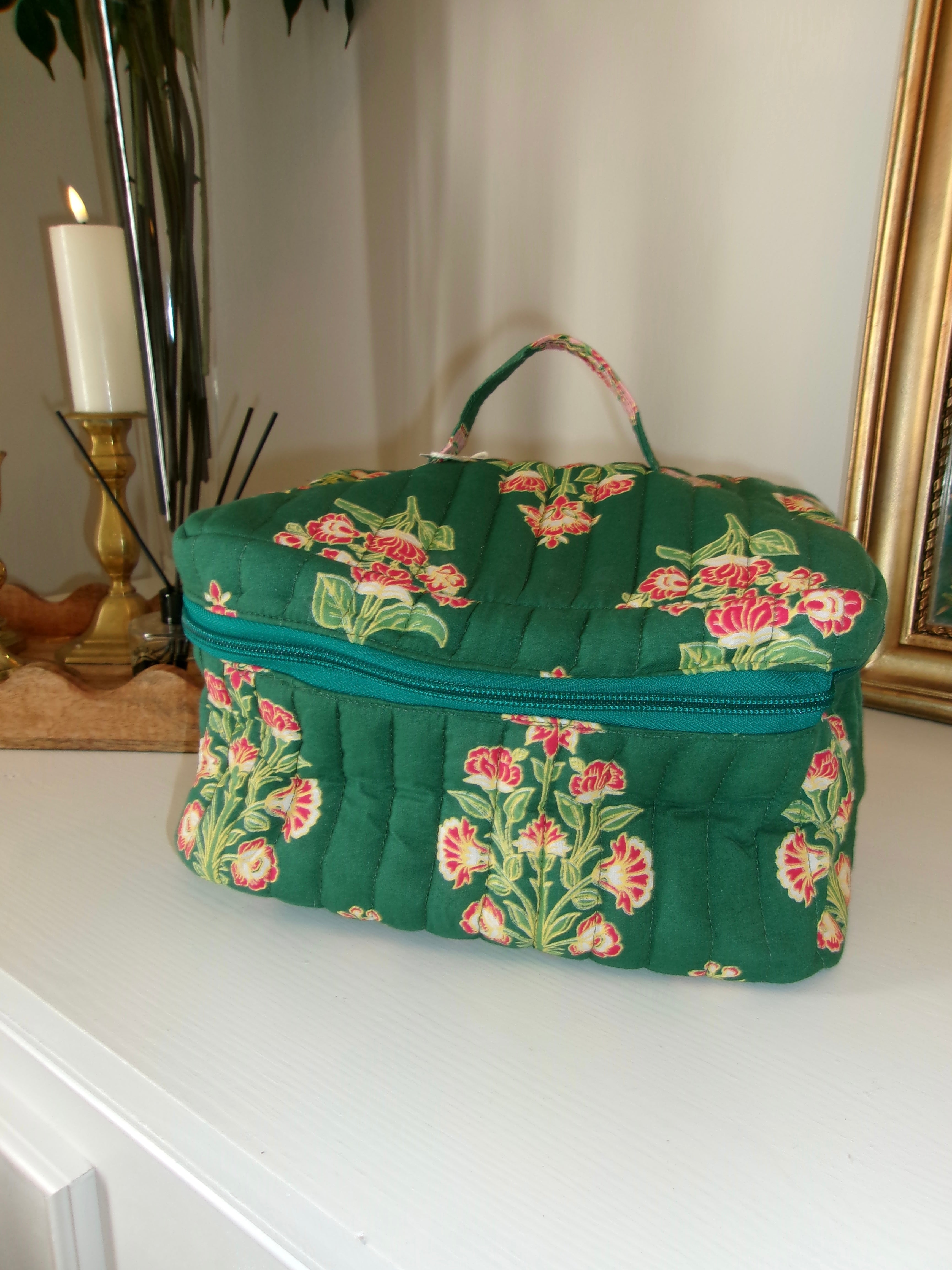 Heart of Grace- Elodie Luxe Quilted Cosmetic Bags Set