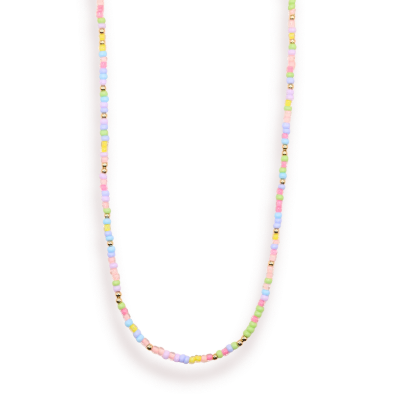 Beaded Blonde-Spring Sprinkle Necklace