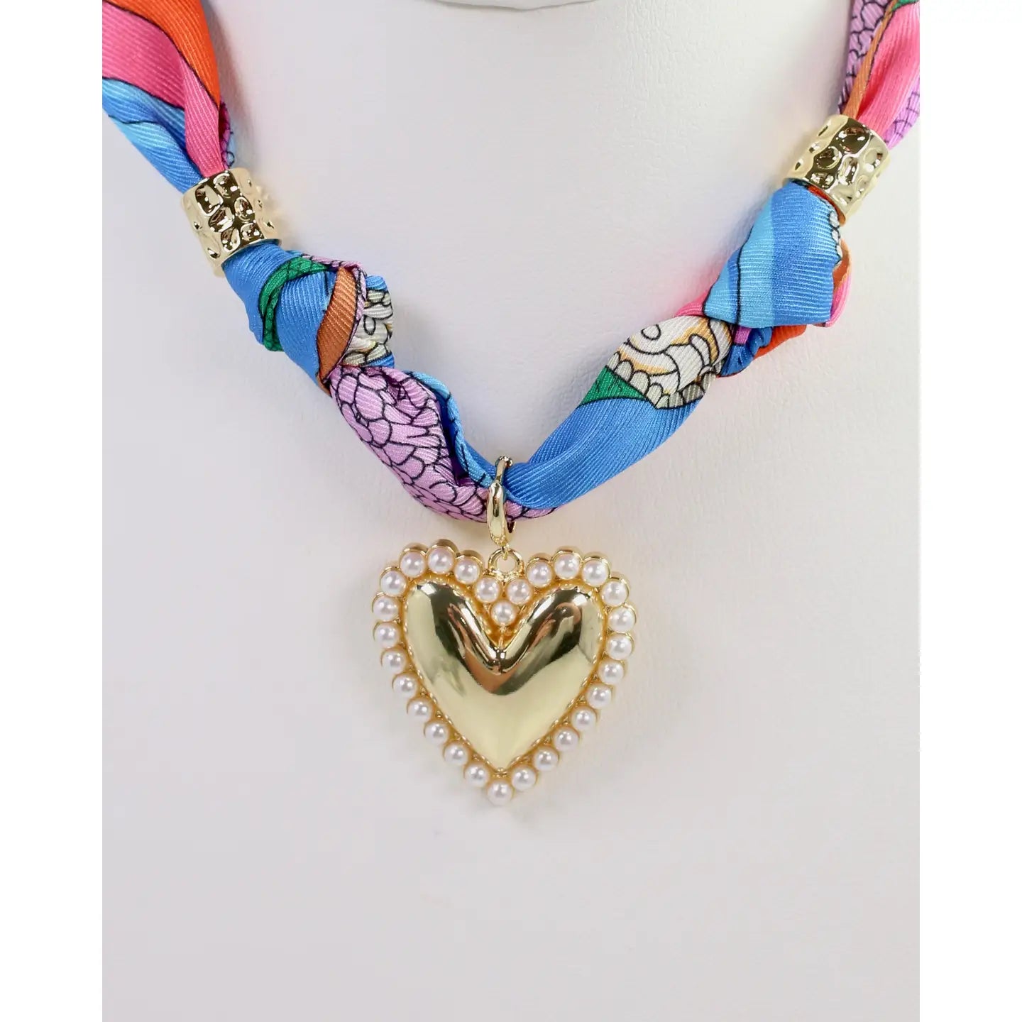 Caroline Hill- Sullivan Scarf Charm Necklace Lavender