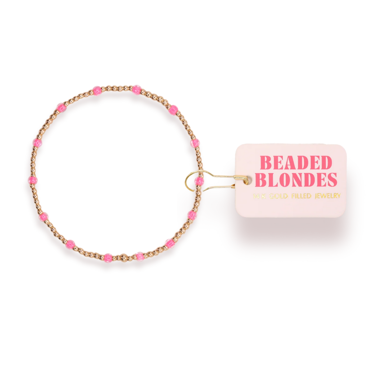 Hot Pink Dainty Poppi Bracelet (Kids Size)