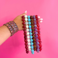 Maddyn Beaded Necklace: Turquoise