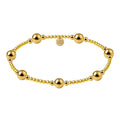 Bara Boheme- Serena Gold Filled Beaded Bracelet