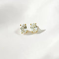 Lucy CZ Diamond Studs Earrings Gold Filled