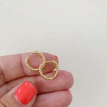 Shoreline Huggie Hoops Gold Filled