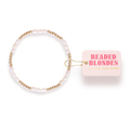 Beaded Blonde- Ali Pearl Bracelet