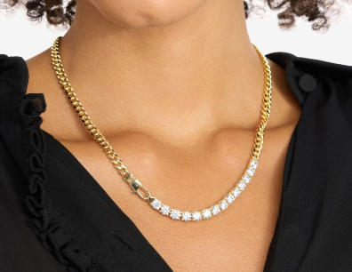 Melinda Maria-Baby Julian Really Loves Diamonds Necklace 18'