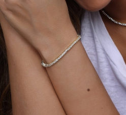 Melinda Maria-Baby Not Your Basic Tennis Bracelet