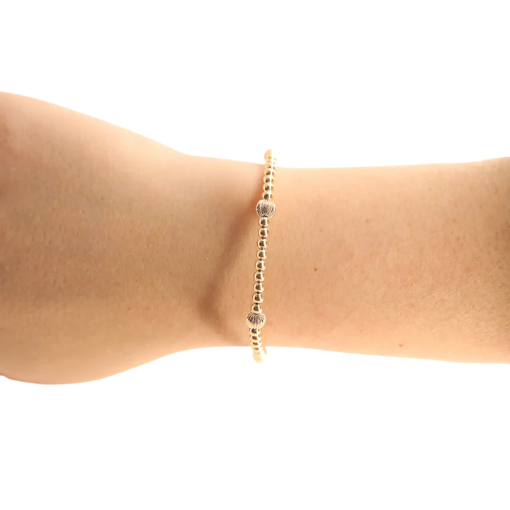 Beaded Blonde-Claire Bracelet in Gold