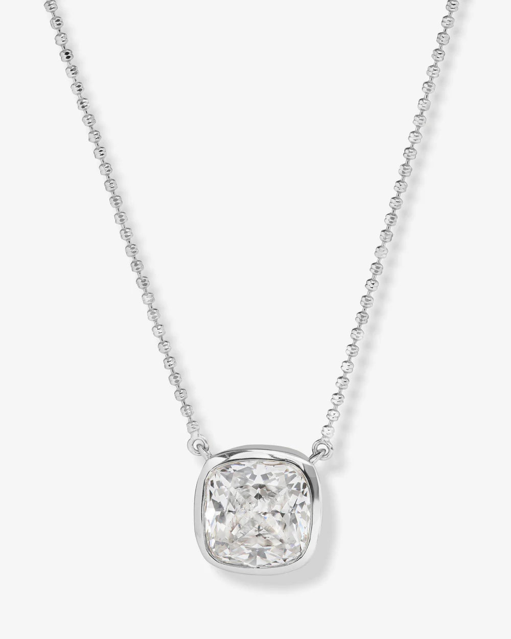 Melinda Maria-Hello Flawless Necklace- Silver
