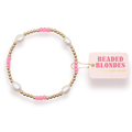 Hot Pink Pearl Poppi Bracelet (Kids Size)