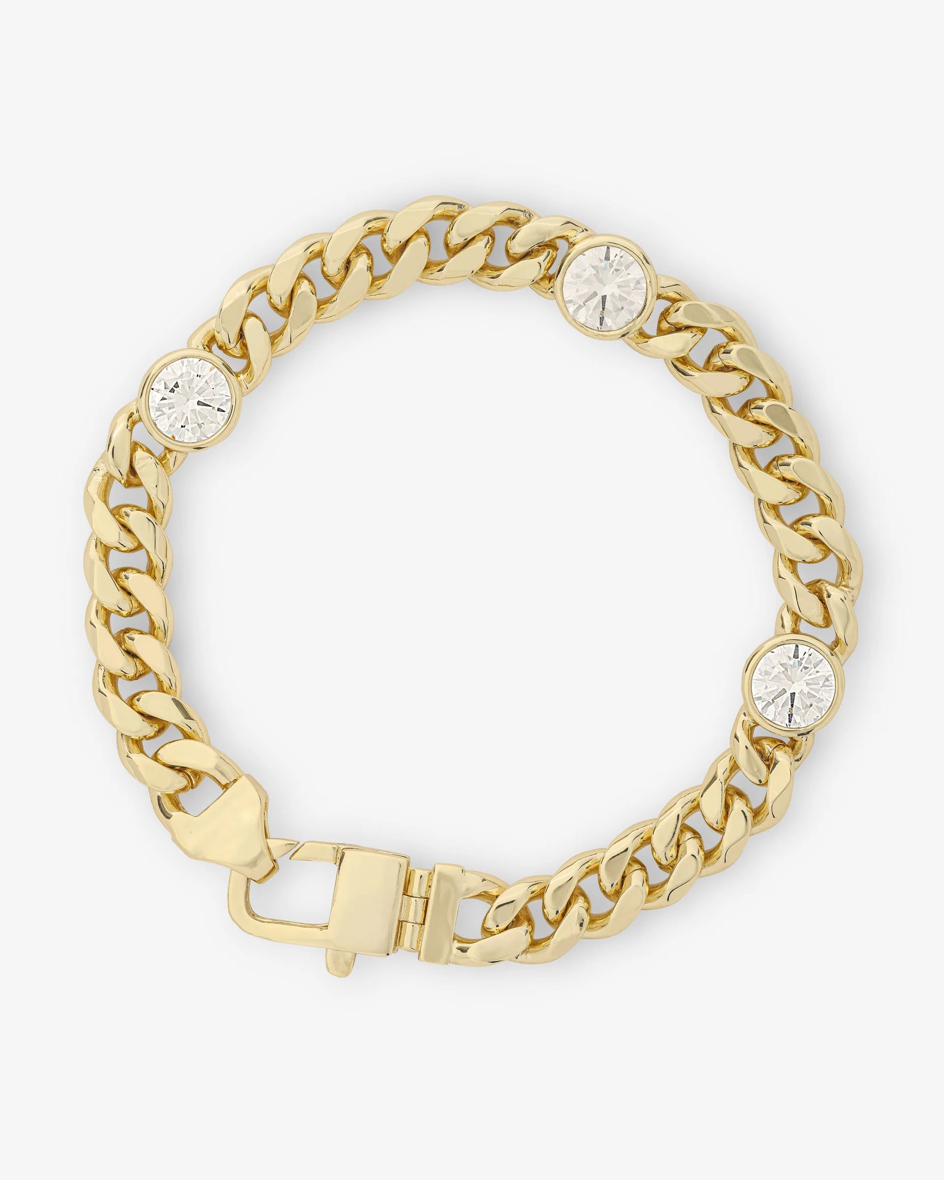 Melinda Maria-Julian Triple Diamond Bracelet 6.8mm