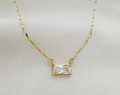 True By Kristy-Leighton Cz Gold Filled Pendant Necklace