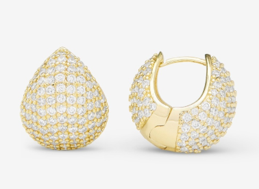 Melinda Maria-Norah Pavé Earrings