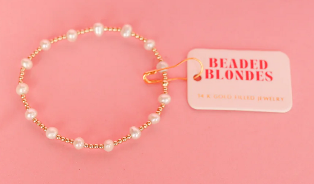Beaded Blonde Kids-Lolo Bracelet (Kids Size)