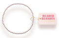 Beaded Blonde-3MM Silver Beaded Bracelet