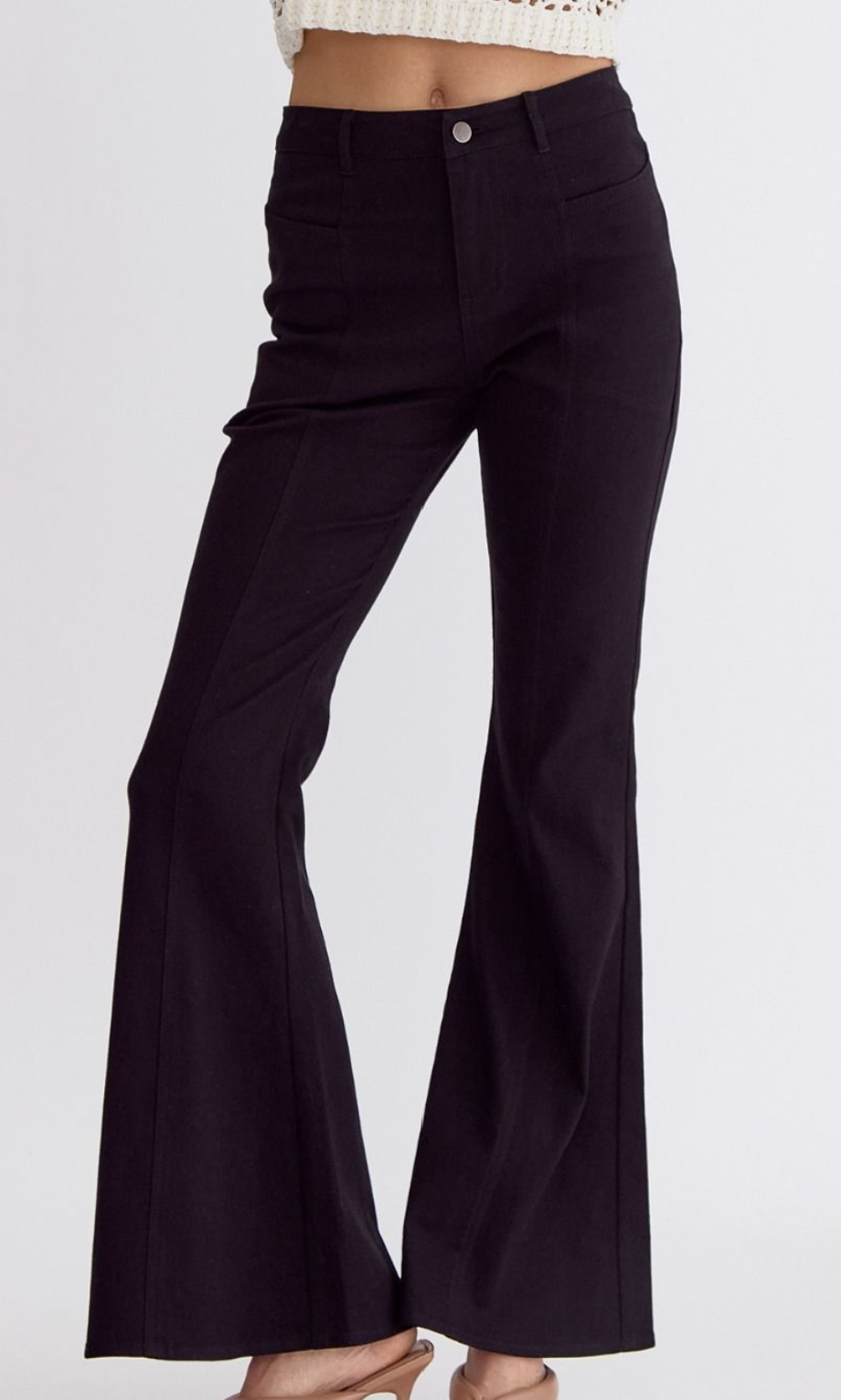 High-Waisted Boots Cut Pants