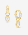 Melinda Maria-She's A Boss Huggies Earrings