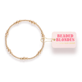 Beaded Blonde-Sutton Bracelet in Gold