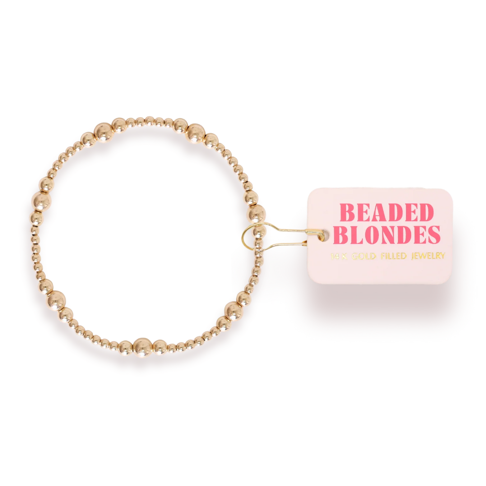 Beaded Blonde-Sutton Bracelet in Gold