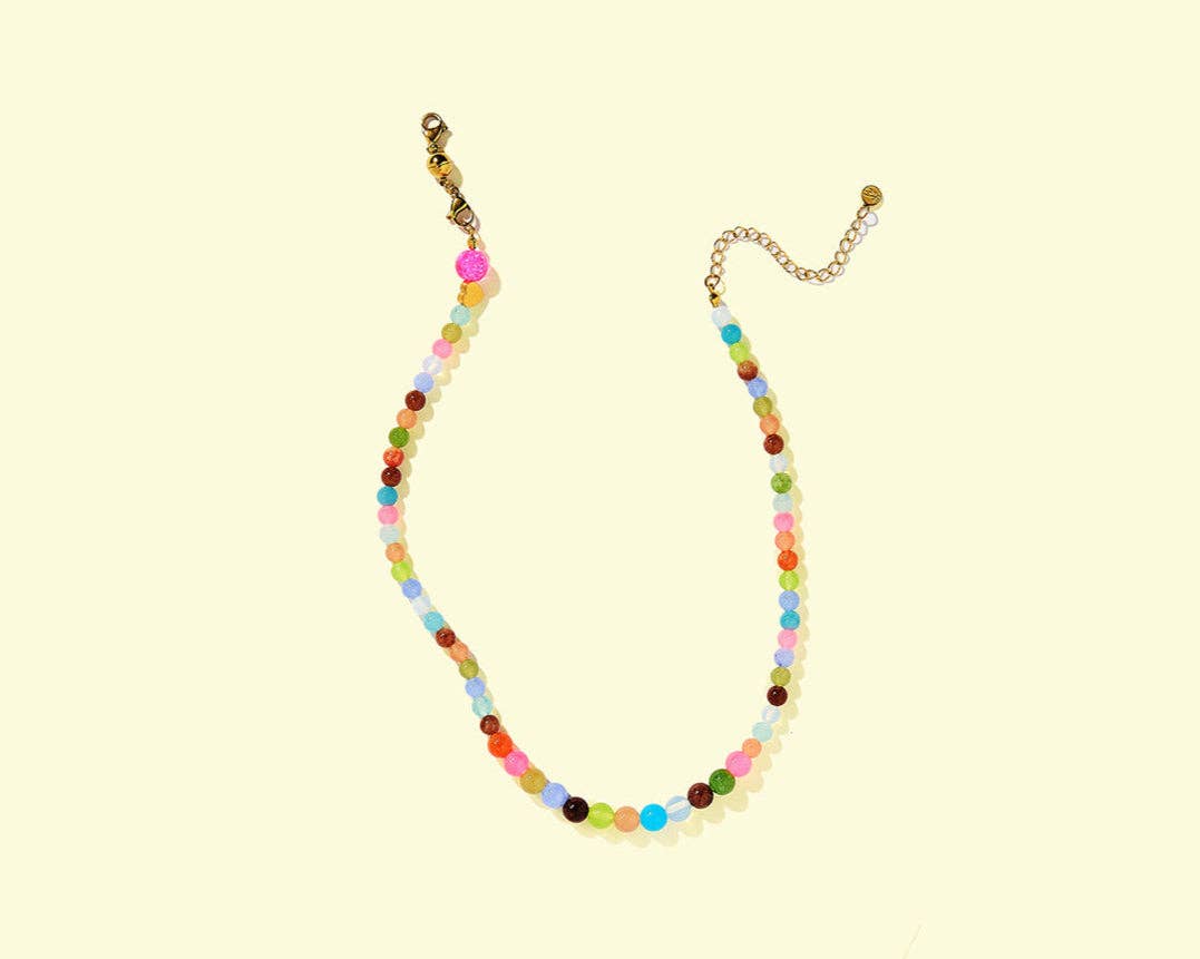 Colorful beaded necklace 