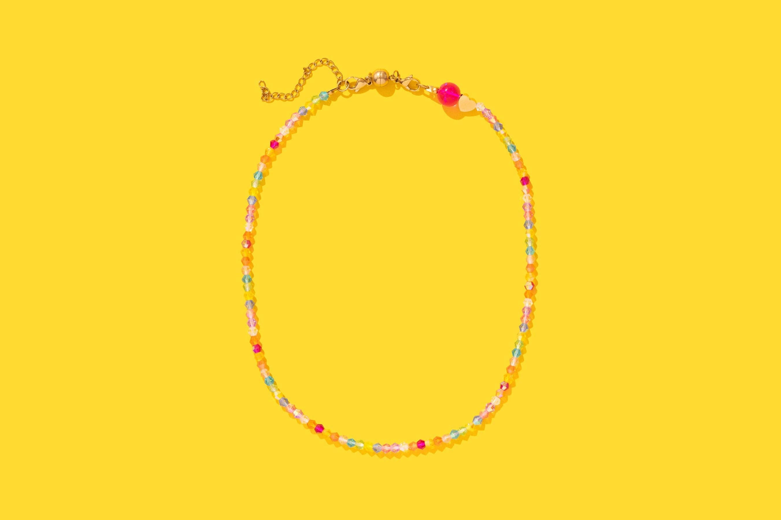 Colorful beaded necklace 