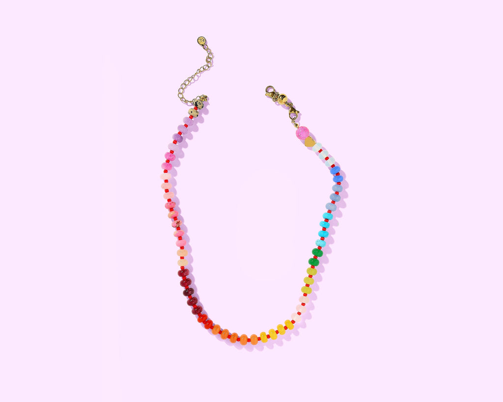 Colorful beaded necklace 
