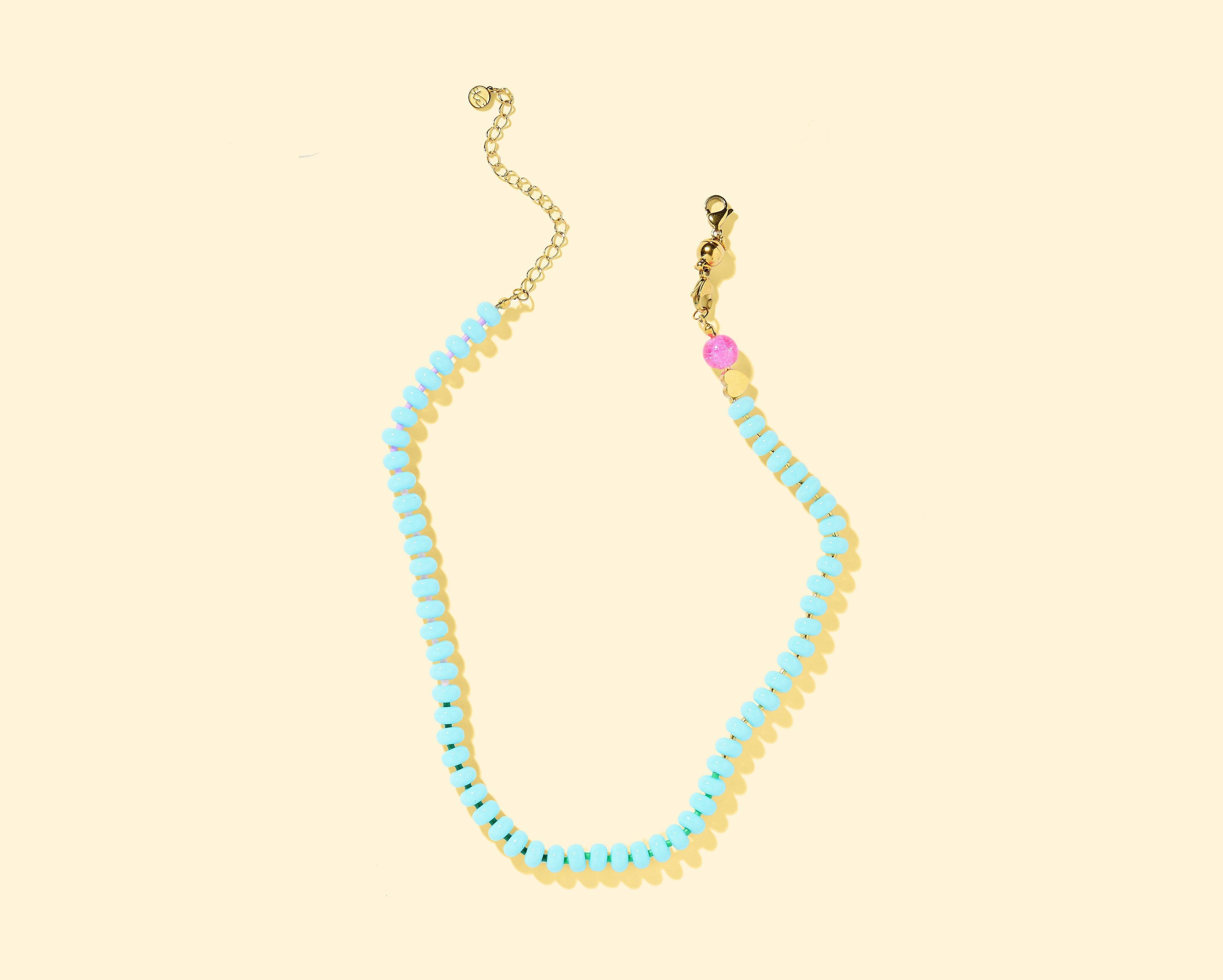 Colorful beaded necklace