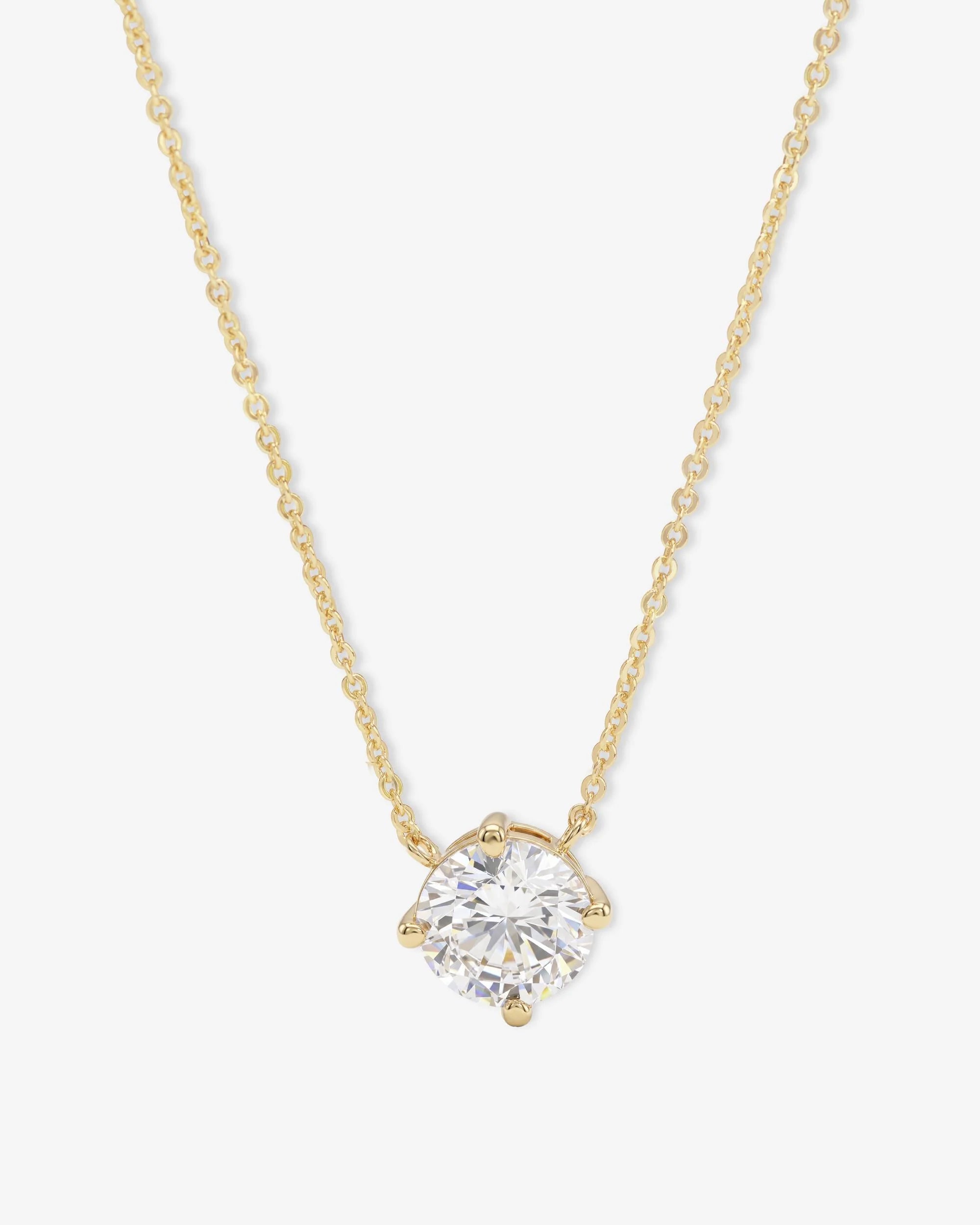 Melinda Maria-The Monarch Round Cut Necklace