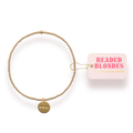 Beaded Blonde- WWJD Charm Bracelet