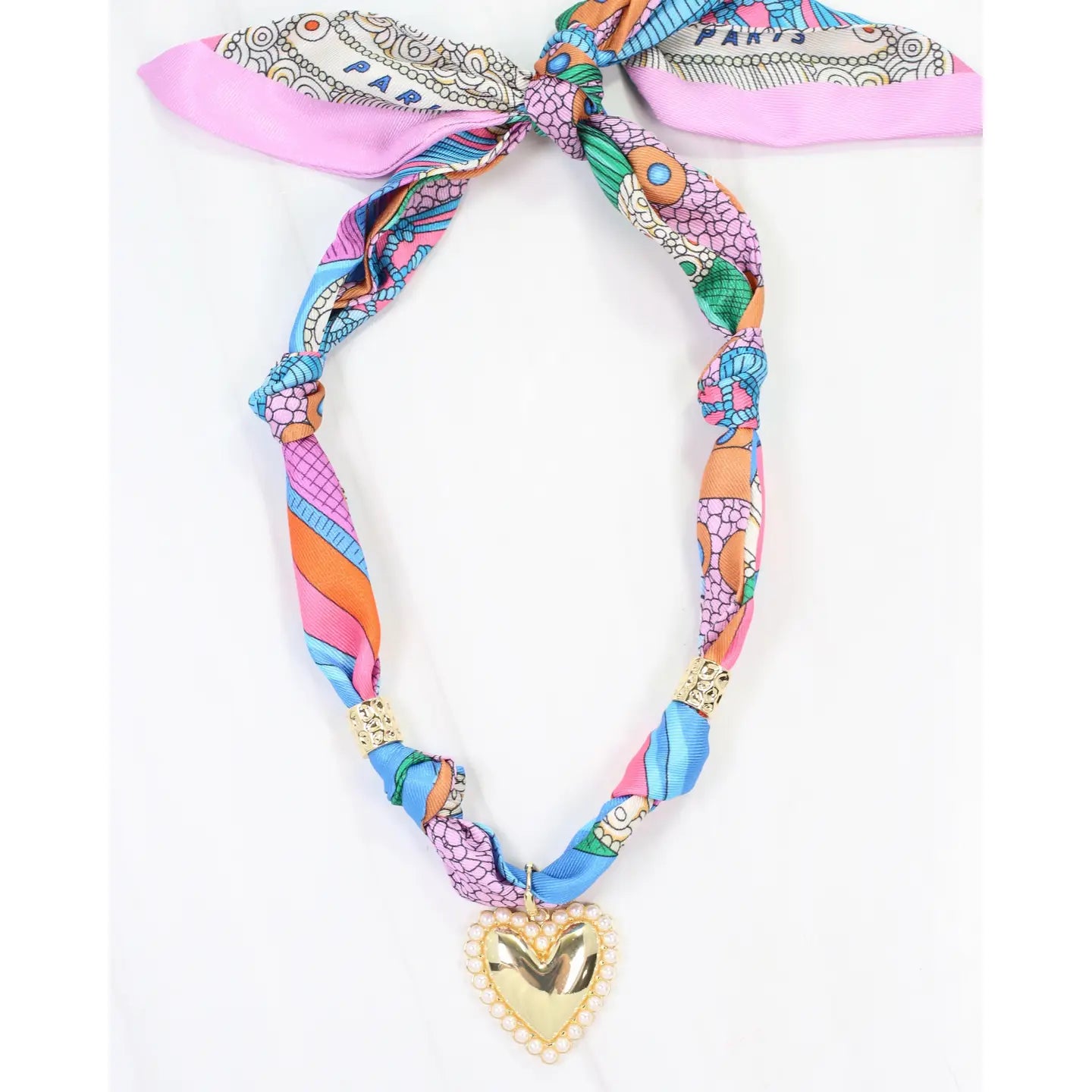 Caroline Hill- Sullivan Scarf Charm Necklace Lavender