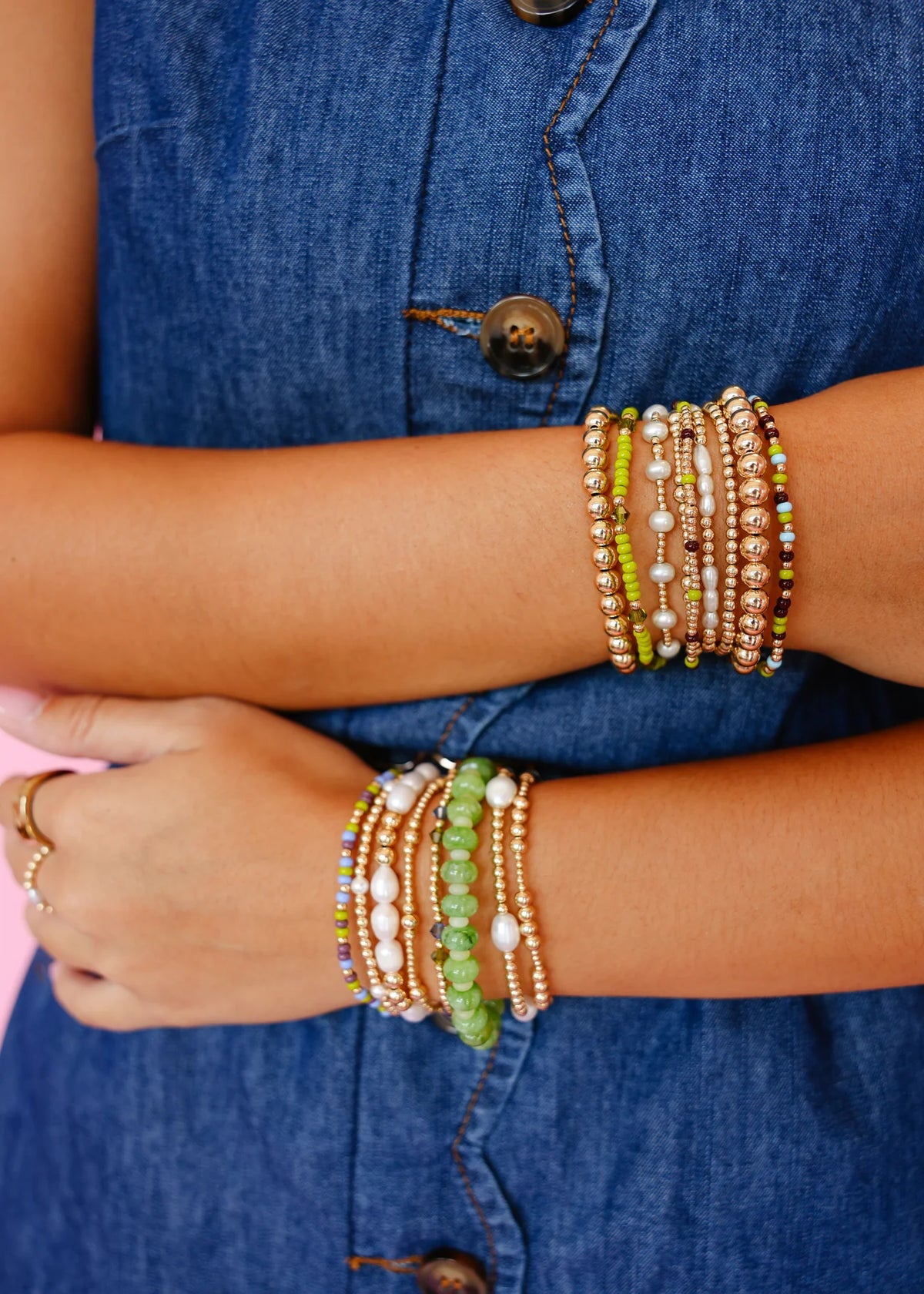 Caroline Bracelet in Green