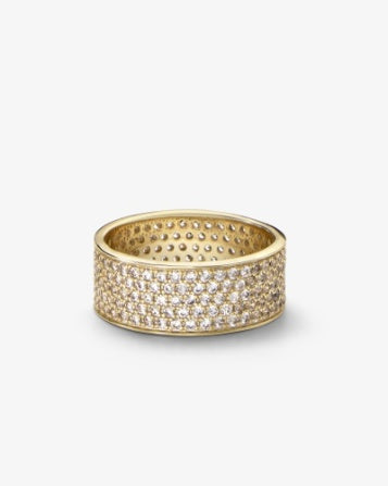 Melinda Maria-Slick Pave Ring
