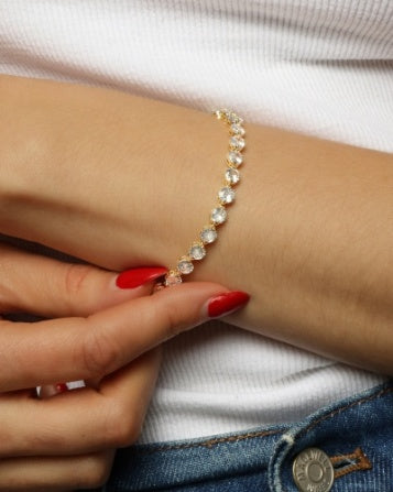 Melinda Maria-She's An Icon Tennis Bracelet